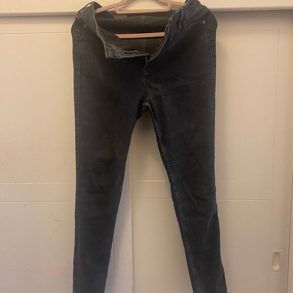 Old Navy super slim, high rise, stretchy jeans, size 10, grey